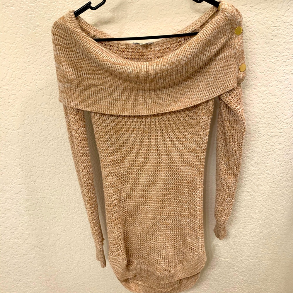 GUESS Off The Shoulder Sweater Top